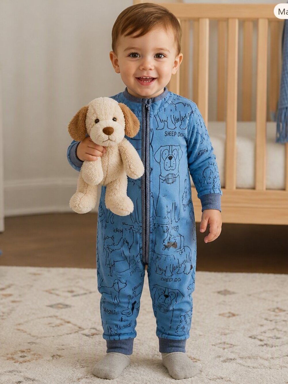 Super soft fleece Dog themed fleece PJs